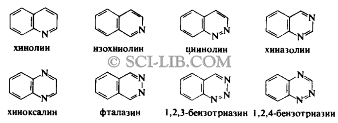 Бензоконденсированные шестичленные гетероциклы